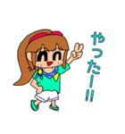 ポニテちゃんスタンプ ボリューム1（個別スタンプ：4）
