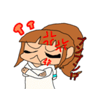 ポニテちゃんスタンプ ボリューム1（個別スタンプ：16）