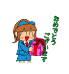 ポニテちゃんスタンプ ボリューム1（個別スタンプ：23）