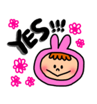 Amyちゃん（デカ文字ver.)（個別スタンプ：40）