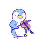 ペンギンの音楽隊（個別スタンプ：7）