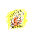 ヘロシひっくり返る（個別スタンプ：2）