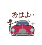 くるまをみがくひと（50’s欧州車2）（個別スタンプ：1）