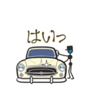 くるまをみがくひと（50’s欧州車2）（個別スタンプ：3）