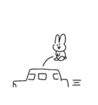 感情をなくしたうさぎ（個別スタンプ：18）