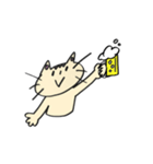 くろネコさんとキジトラさん 11 文字なし編（個別スタンプ：5）