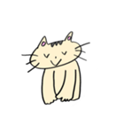 くろネコさんとキジトラさん 11 文字なし編（個別スタンプ：7）