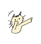 くろネコさんとキジトラさん 11 文字なし編（個別スタンプ：12）