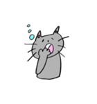 くろネコさんとキジトラさん 11 文字なし編（個別スタンプ：13）