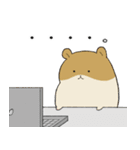 しめきりハムスター（個別スタンプ：5）