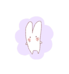 ほっこりやさしいうさぎ（個別スタンプ：1）