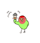 コザクラインコのおでんちゃん冬パック（個別スタンプ：9）