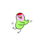 コザクラインコのおでんちゃん冬パック（個別スタンプ：24）
