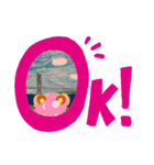 かわいいクレヨンタッチ（個別スタンプ：12）
