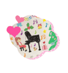 かわいいクレヨンタッチ（個別スタンプ：13）