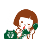 お嬢と坊 -ふたりはなかよし-（個別スタンプ：9）