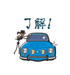 くるまをみがくひと（60’s欧州車3）（個別スタンプ：2）