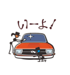 くるまをみがくひと（60’s欧州車3）（個別スタンプ：4）