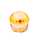 食べ物と文鳥。（個別スタンプ：8）