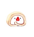 食べ物と文鳥。（個別スタンプ：19）