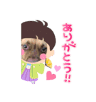 ピットブル＆ブルドッグ♡お茶目なブリガジ4（個別スタンプ：30）