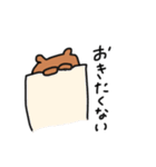 日常クマさん（個別スタンプ：3）