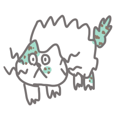 [LINEスタンプ] ミントチョコニャ