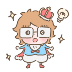 [LINEスタンプ] メガネ王子 〜ゆるふわver.〜