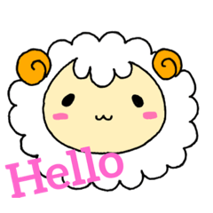 [LINEスタンプ] もちひつじの挨拶スタンプ