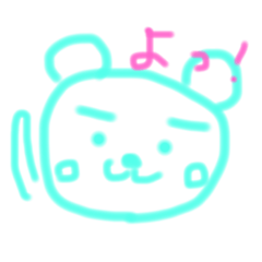 [LINEスタンプ] 線のくま