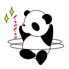 [LINEスタンプ] バレエ パンダ