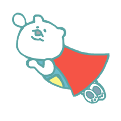 [LINEスタンプ] しろくぅま