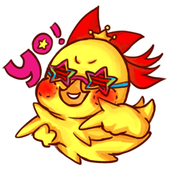 [LINEスタンプ] ビラのネオンパーティー！