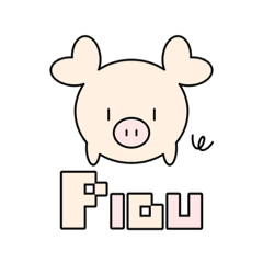 [LINEスタンプ] ピグ(^(oo)^) LINEスタンプ