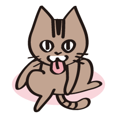 [LINEスタンプ] 茶ねこテトの日常編