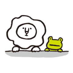 [LINEスタンプ] ライさんとゲコ 日常