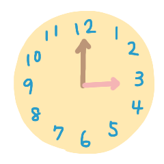 [LINEスタンプ] 時計のスタンプ