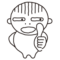 [LINEスタンプ] ちょいキモ マー坊