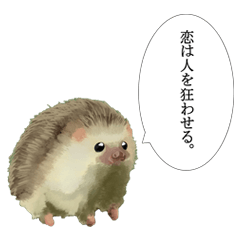 [LINEスタンプ] 哲学的なハリネズミ