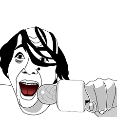[LINEスタンプ] Misery something and Fight(no text)の画像（メイン）