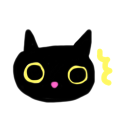 [LINEスタンプ] 黒猫ジジスタンプ    ‐ZIZI‐