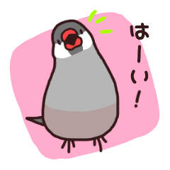 [LINEスタンプ] 桜の文鳥さん