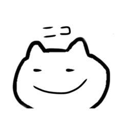 ねこさんのブサかわスタンプ