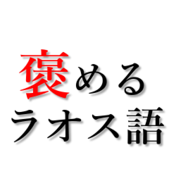 [LINEスタンプ] 褒めるラオス語