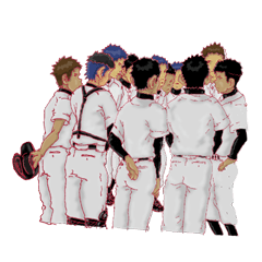 [LINEスタンプ] ベースボール クラブ ラプソディー