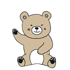 [LINEスタンプ] 敬語でくまきち