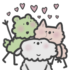 [LINEスタンプ] ふわふわの惑星