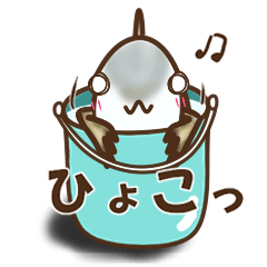 [LINEスタンプ] よく釣れる「アジまる」のスタンプ