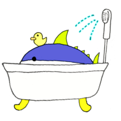 [LINEスタンプ] ゆるいまぐろちゃん