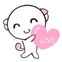 [LINEスタンプ] 福猫の桜ちゃん 愛いっぱい